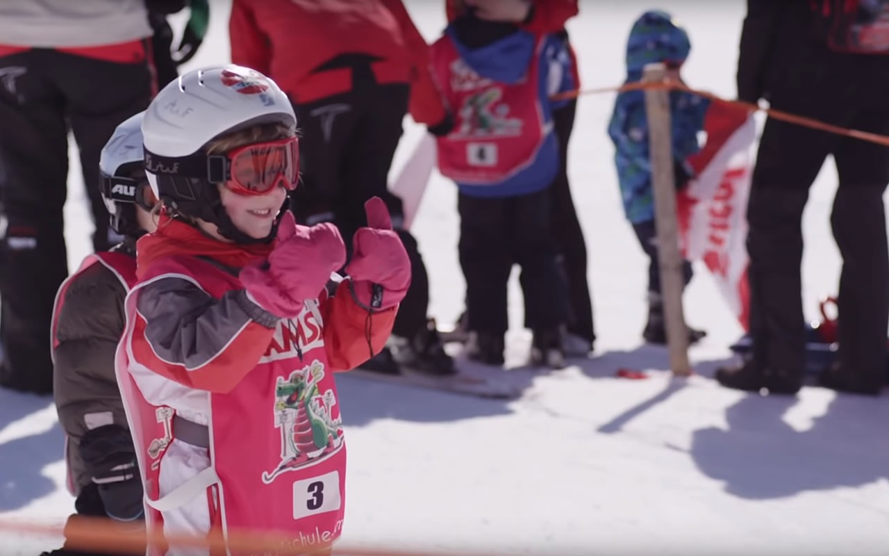 Skifahren mit Kindern