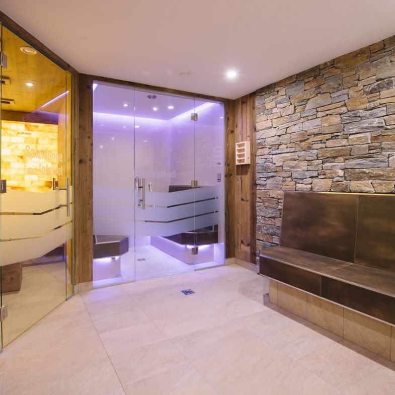 Das Dampfbad in unserer Wellnessoase